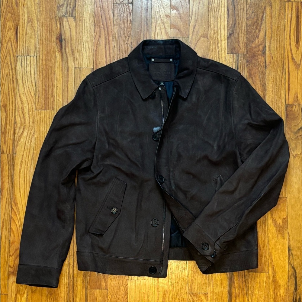 EUC: Coach Men | Suede trucker jacket | M (sample 1 of 1)